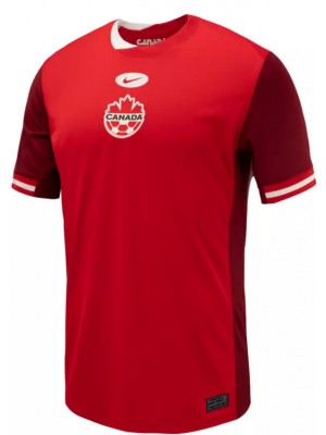 Canada home jersey soccer uniform men's first sportswear football kit top shirt 2024